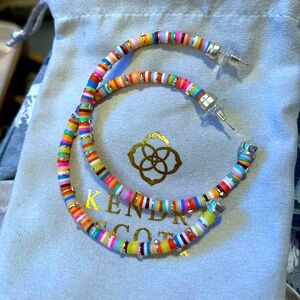 Never Worn Kendra Scott Reece Hoop Earrings